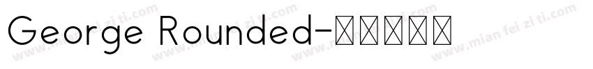 George Rounded字体转换